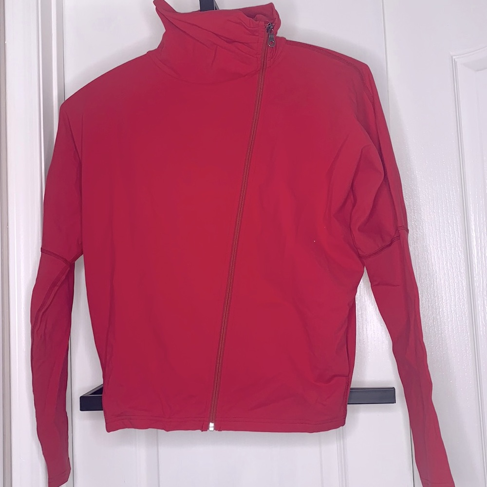 Karma asymmetrical full zip jacket